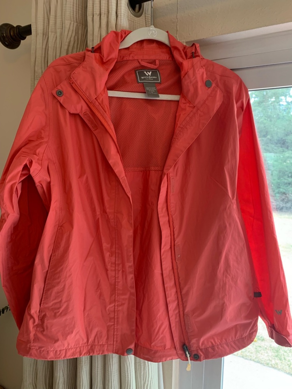 White Sierra Women's Coral Lightweight Rain Jacket with Hood